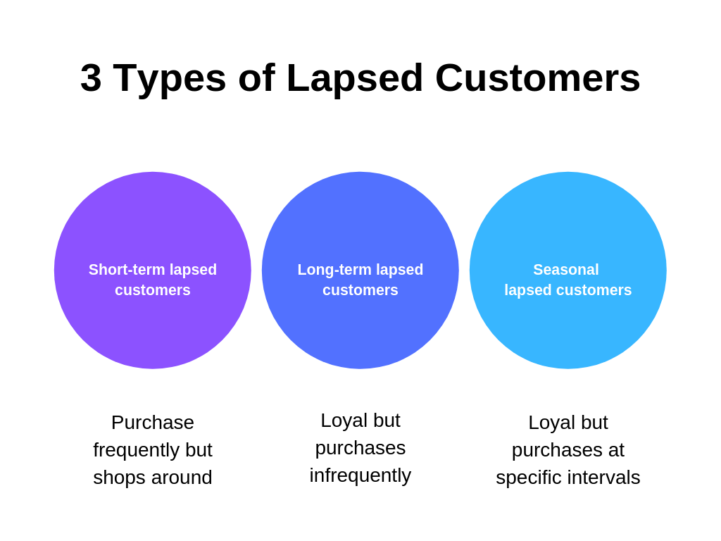 3 Types of Lapsed Customers