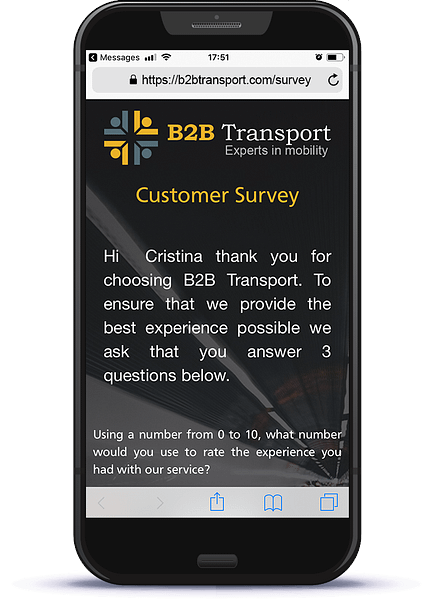 black friday survey confirmation page