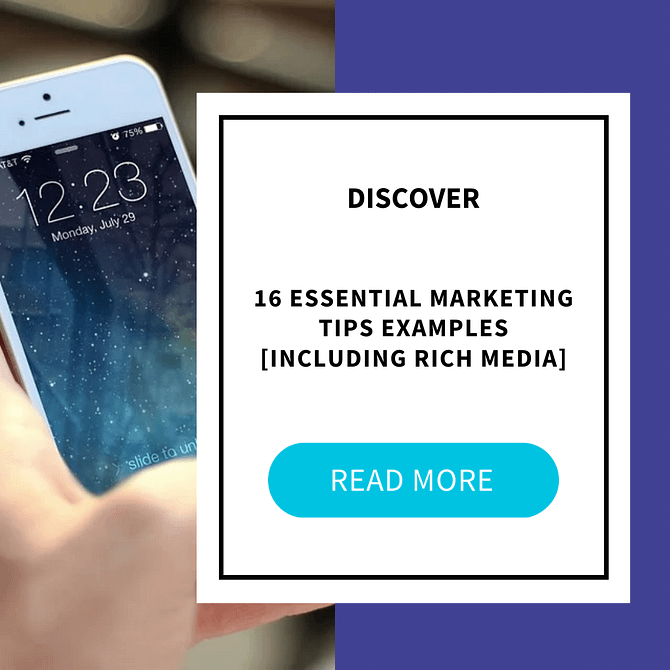 rmm examples rich media in sms