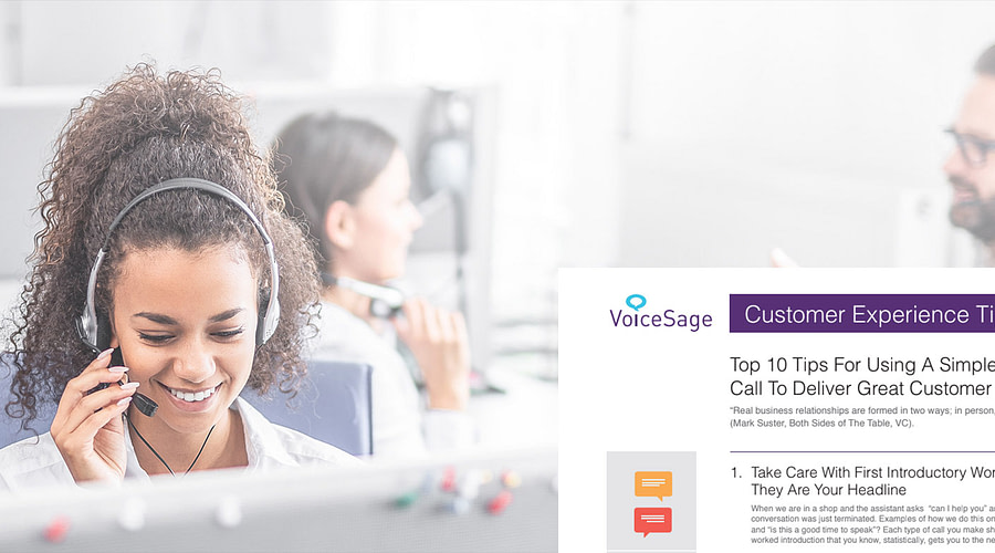 customer experience tips sheet