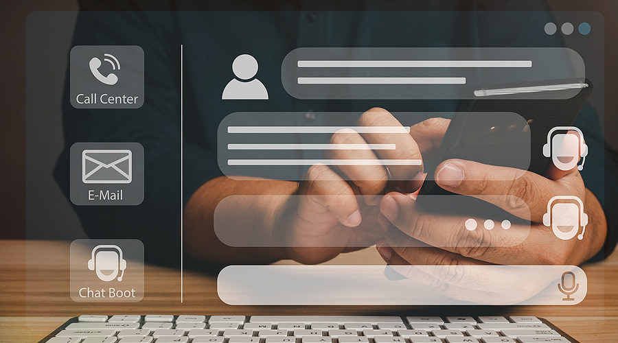 customer service text messaging