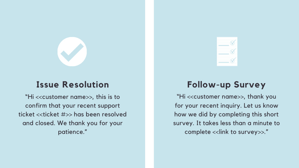 Customer Service Text 