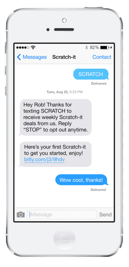 scratch-it direct marketing example