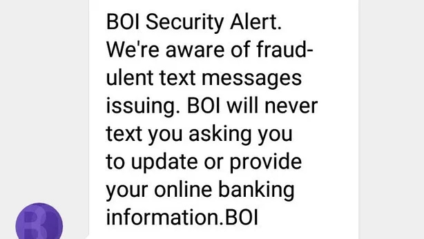 SMS campaign idea security alert