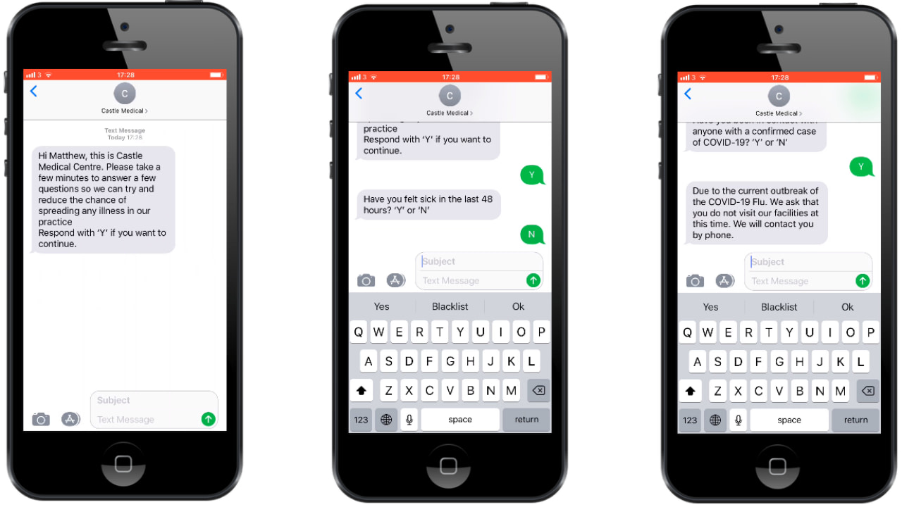 Patient Triage SMS