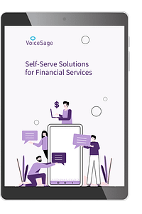 financial services self-service solutions voicesage ebook
