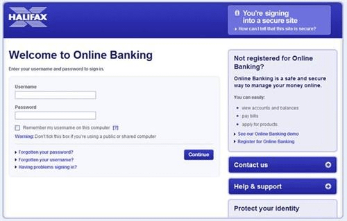 halifax online banking