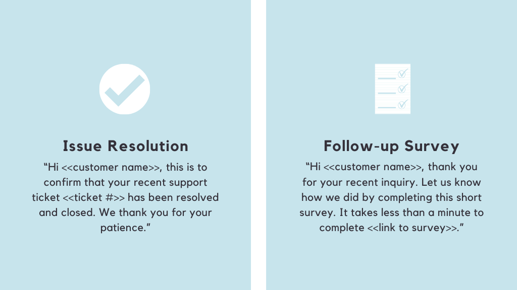 19 Text Message Templates for Customer Service & Marketing Pros - VoiceSage